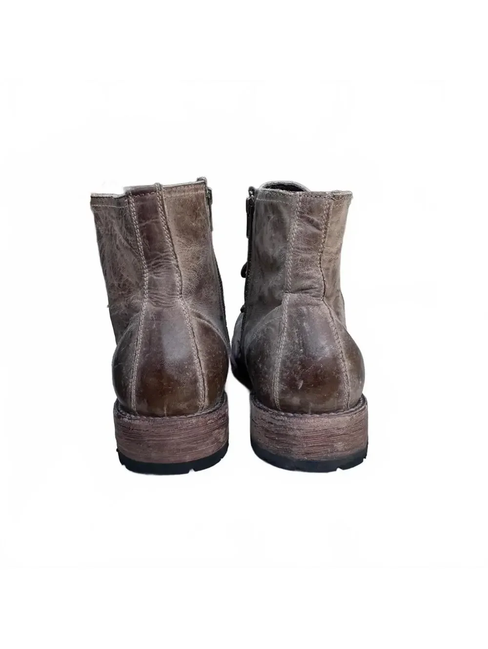 Freebird Pendleton Low Heeled Leather Boot Tan Size 13